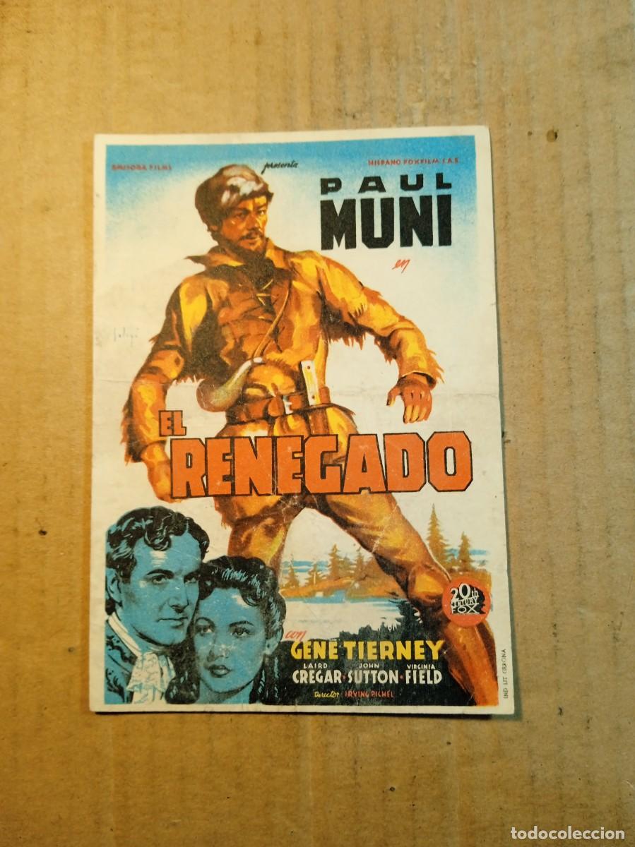  Flyers Publicitaires de films Anciens: FOLLETO DE MANO CON PUBLICIDAD