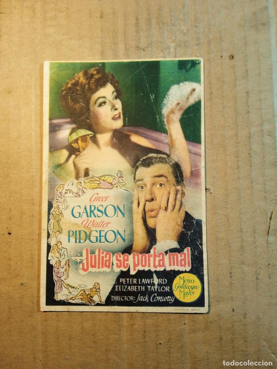 Folhetos de m&atilde;o de filmes antigos de cinema: FOLLETO DE MANO CON PUBLICIDAD