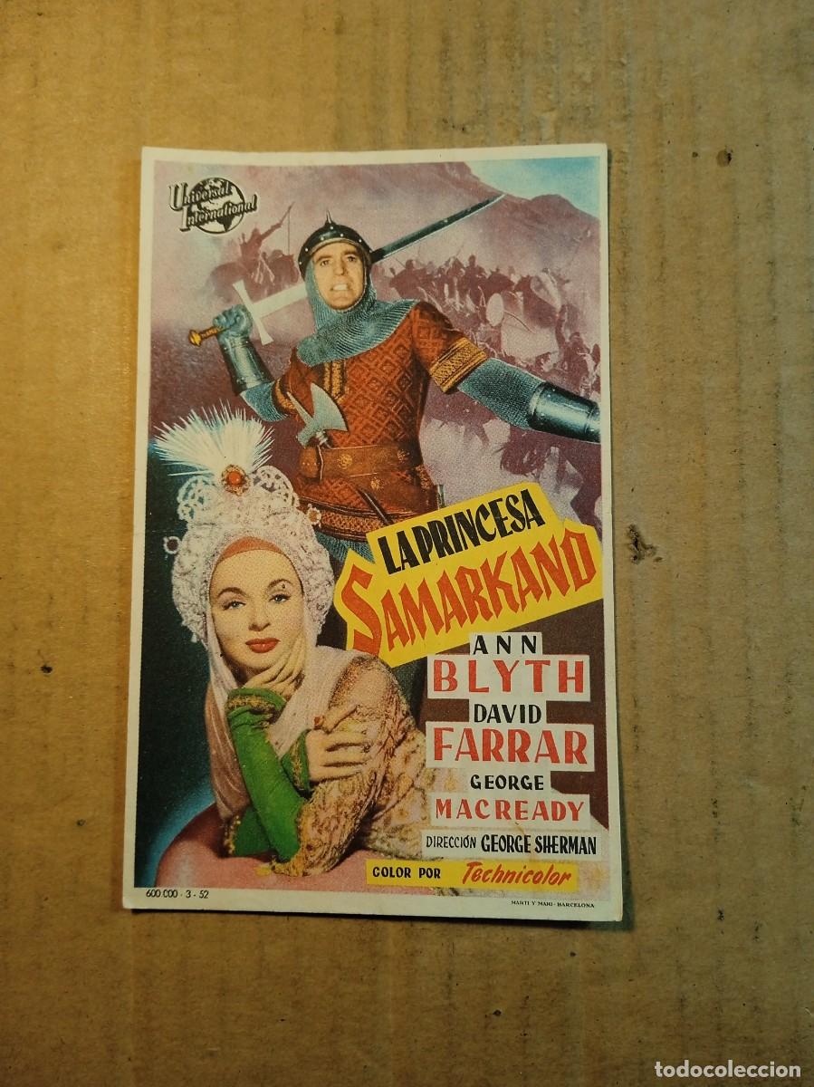 Folhetos de m&atilde;o de filmes antigos de cinema: FOLLETO DE MANO CON PUBLICIDAD