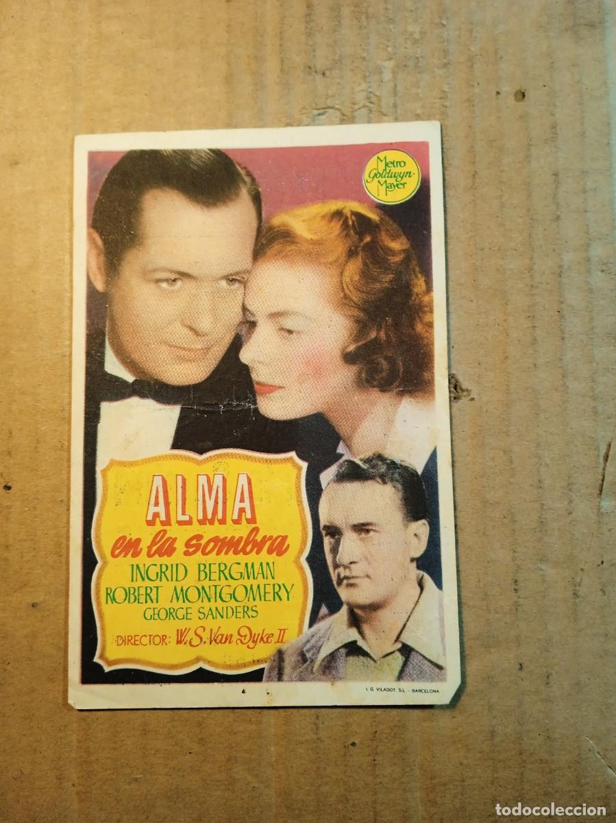 Folhetos de m&atilde;o de filmes antigos de cinema: FOLLETO DE MANO CON PUBLICIDAD
