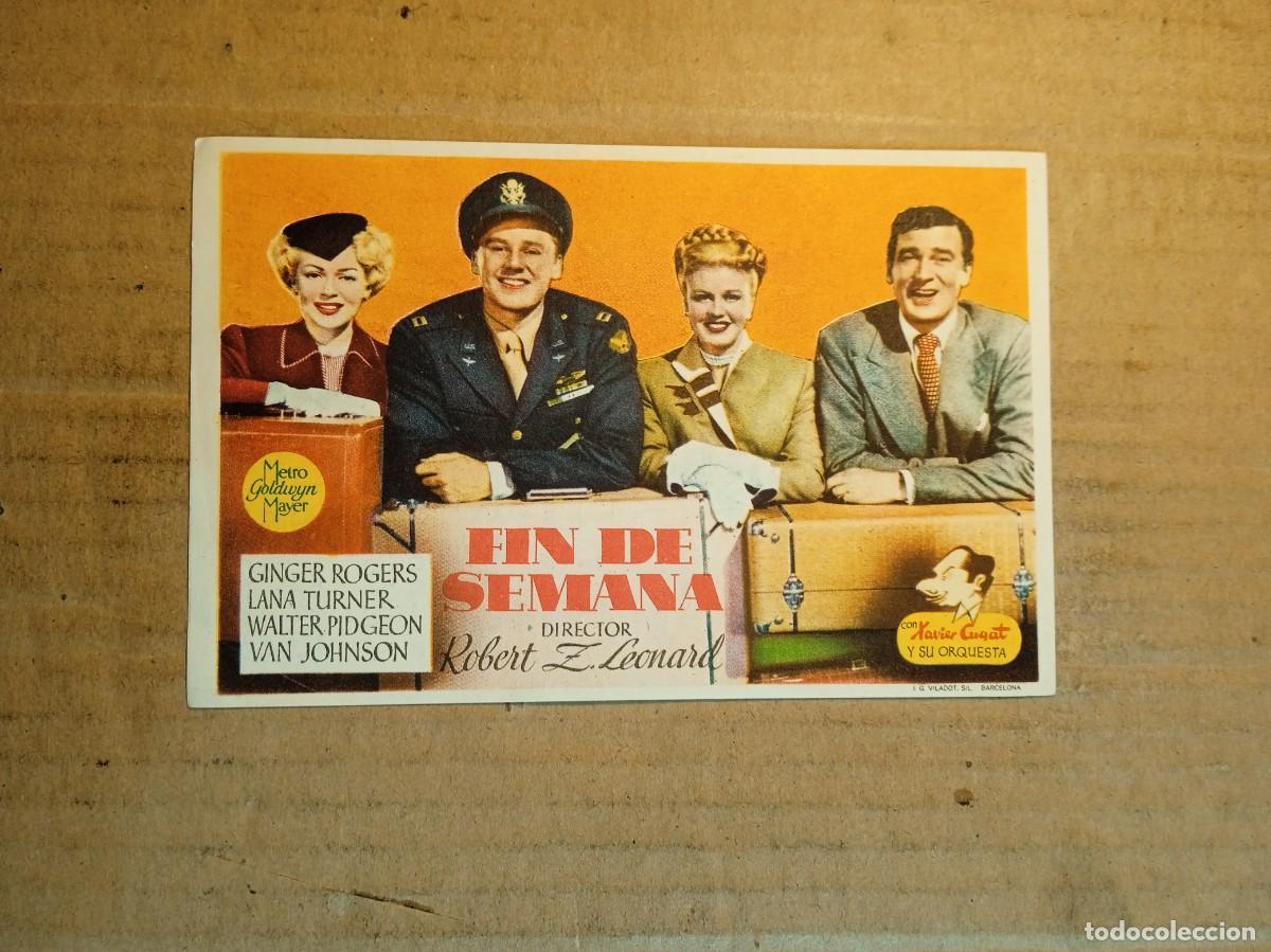 Kino: FOLLETO DE MANO CON PUBLICIDAD