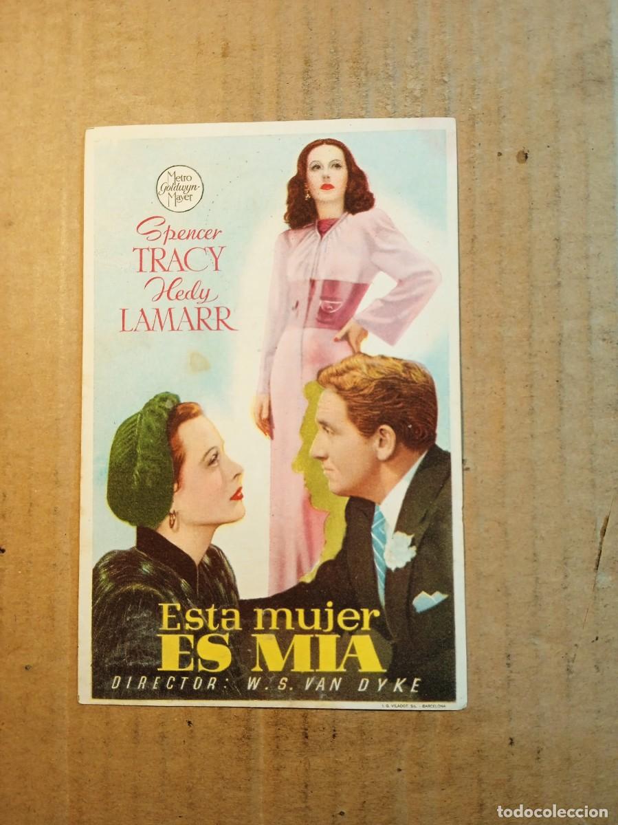 Folhetos de m&atilde;o de filmes antigos de cinema: FOLLETO DE MANO CON PUBLICIDAD