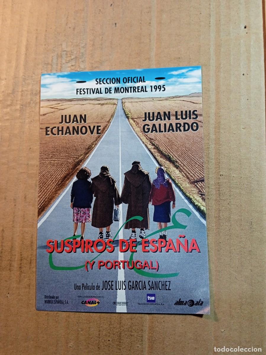 Flyers Publicitaires de films Anciens: FOLLETO DE MANO SUSPIROS DE ESPA&Ntilde;A Y PORTUGAL CON PUBLICIDAD