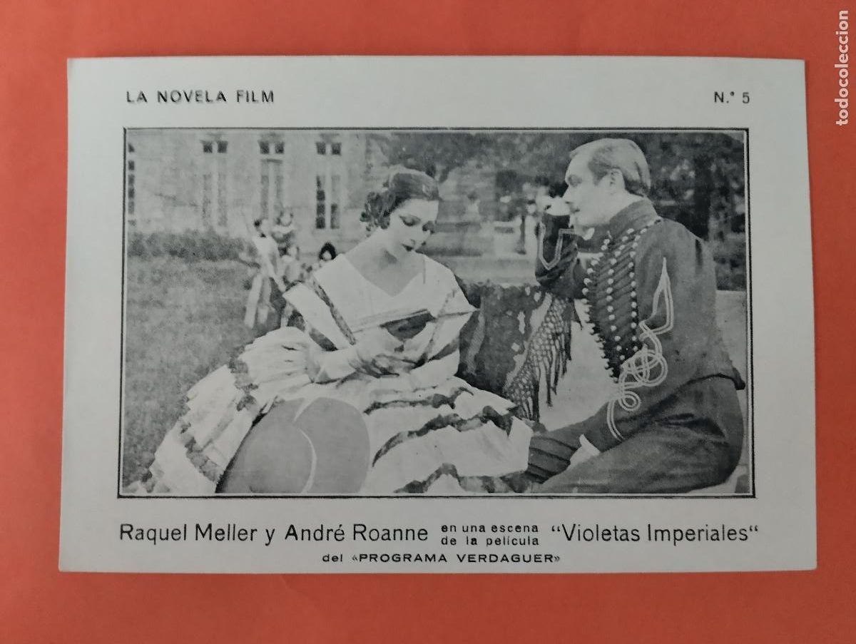 Flyers Publicitaires de Films Anciens: JHR - PROGRAMA CINE TARJETA. VIOLETAS IMPERIALES.