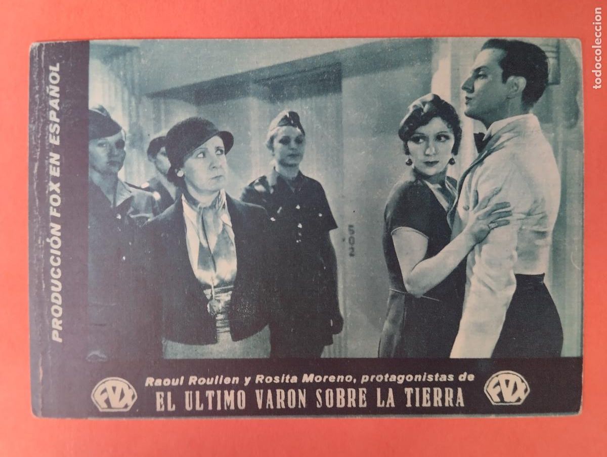 Flyers Publicitaires de Films Anciens: JHR - PROGRAMA CINE. EL ULTIMO VARON SOBRE LA TIERRA.