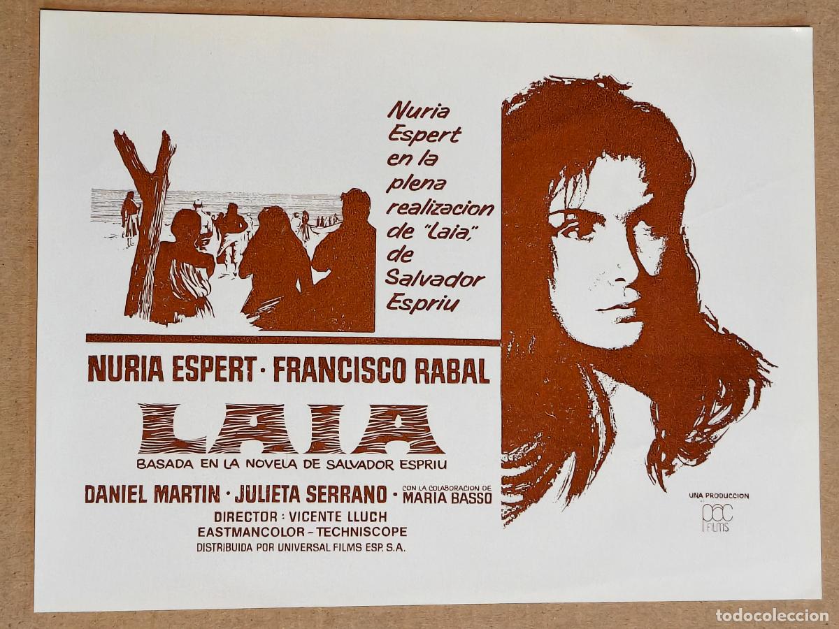  Flyers Publicitaires de films Anciens: NURIA ESPERT LAIA PROGRAMA DE CINE