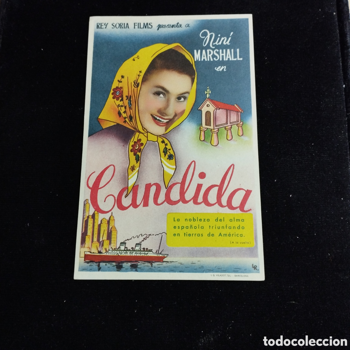 Cine: Programa de cine sencillo. Candida. Mini Marshall. Concurso jerogl&iacute;fico atr&aacute;s.