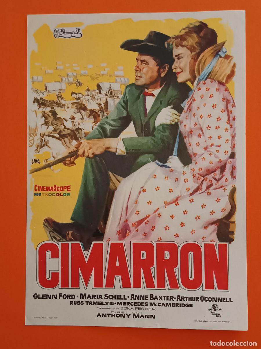 Cine: PROGRAMA DE CINE CIMARRON GLENN FORD