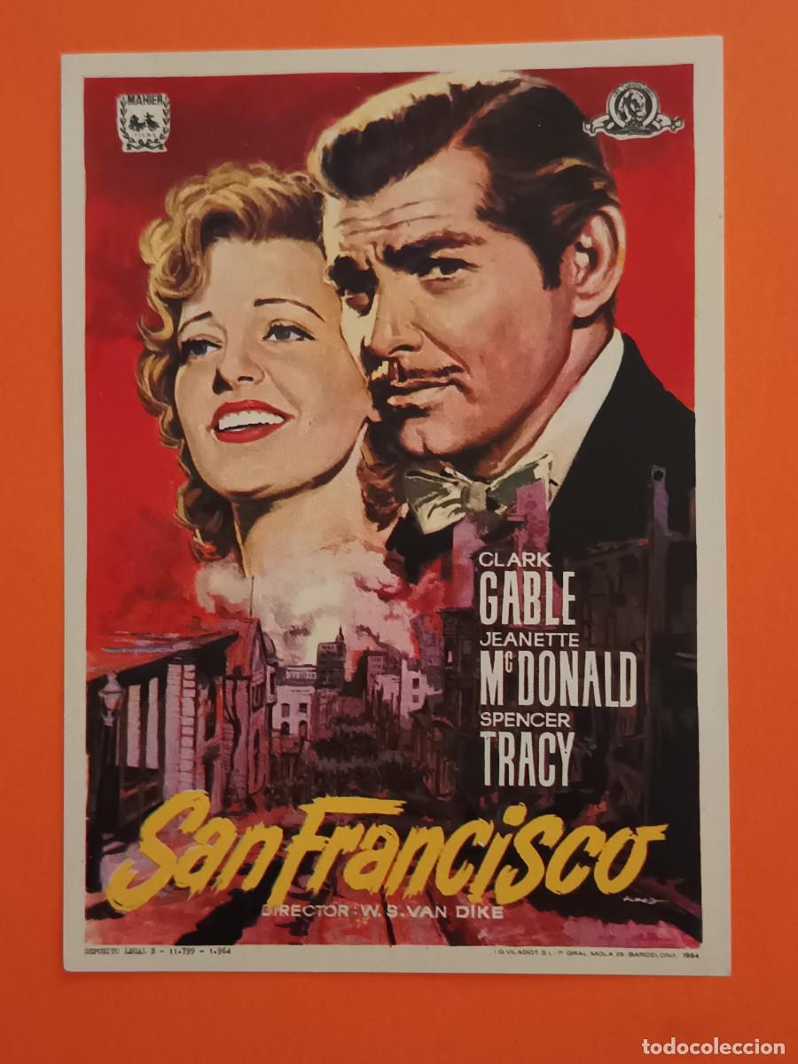 Cine: PROGRAMA DE CINE SAN FRANCISCO CLARK GABLE