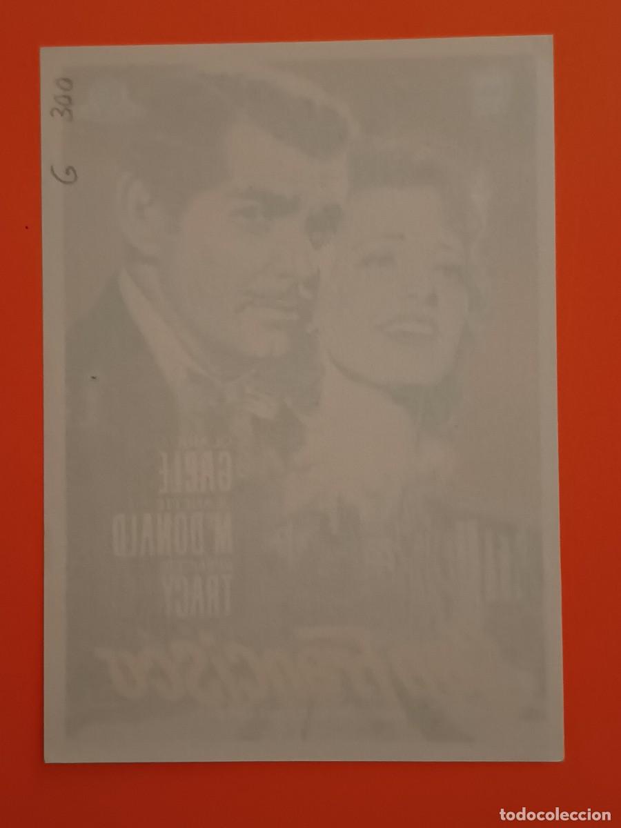 Cine: PROGRAMA DE CINE SAN FRANCISCO CLARK GABLE - Foto 2