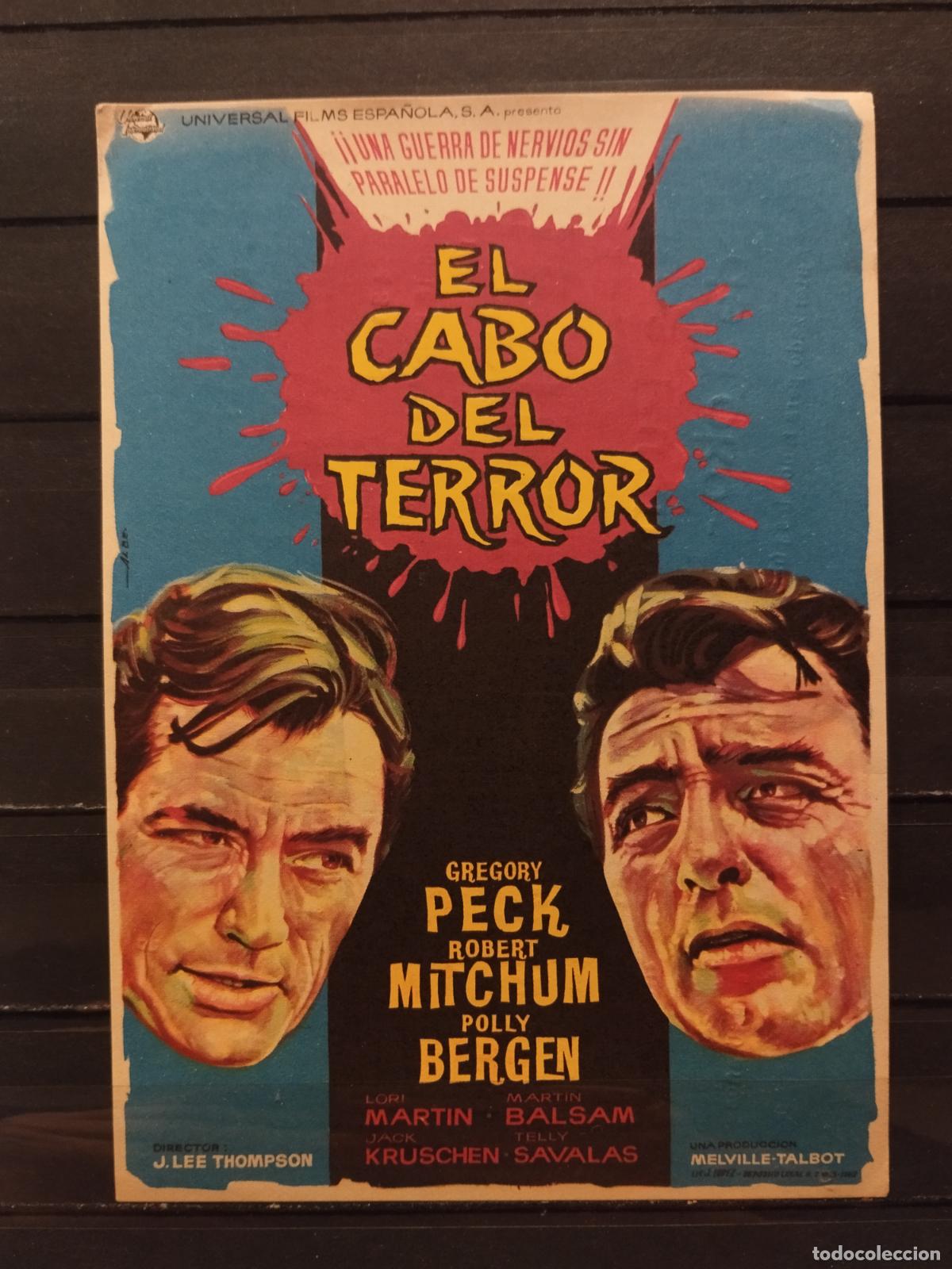 Cine: JT - PROGRAMA DE CINE. EL CABO DEL TERROR. CON GREGORY PECK Y ROBERT MITCHUM. PERFECTO