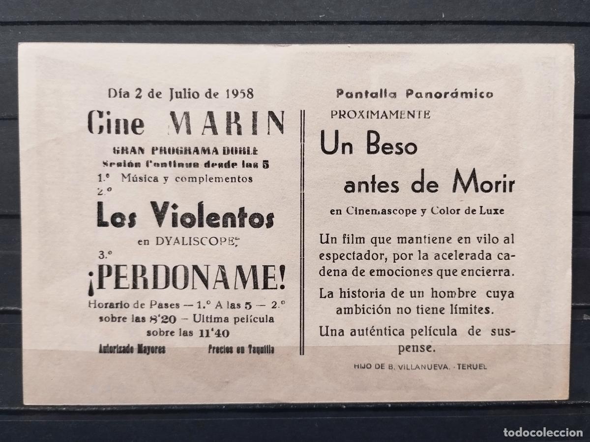 Cine: PROGRAMA DE CINE. LOS VIOLENTOS. PERFECTO - Foto 2