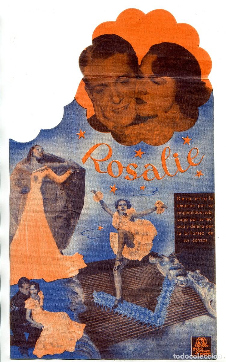 Cine: ROSAL&Iacute;E, con Nelson Eddy. 11,5 X 28,5 cms.
