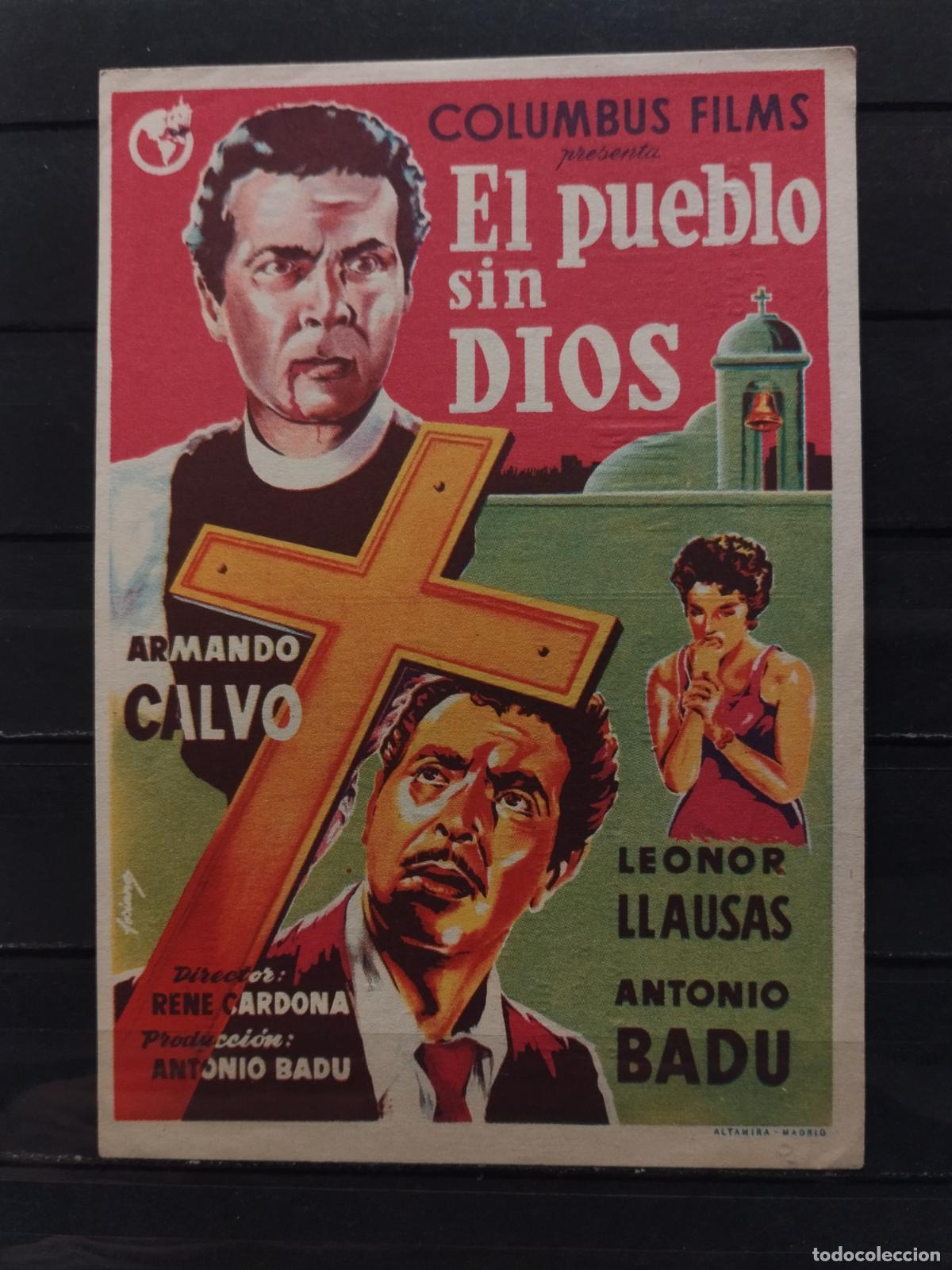Flyers Publicitaires de Films Anciens: JT - PROGRAMA DE CINE. EL PUEBLO DE DIOS. PERFECTO