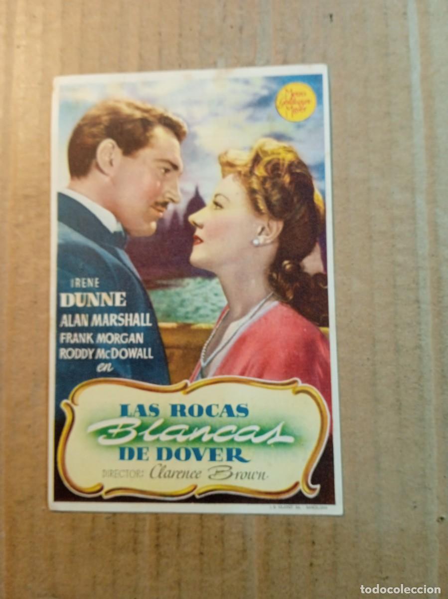  Flyers Publicitaires de films Anciens: FOLLETO DE MANO LAS ROCAS BLANCAS DE DOVER CON PUBLCIDAD