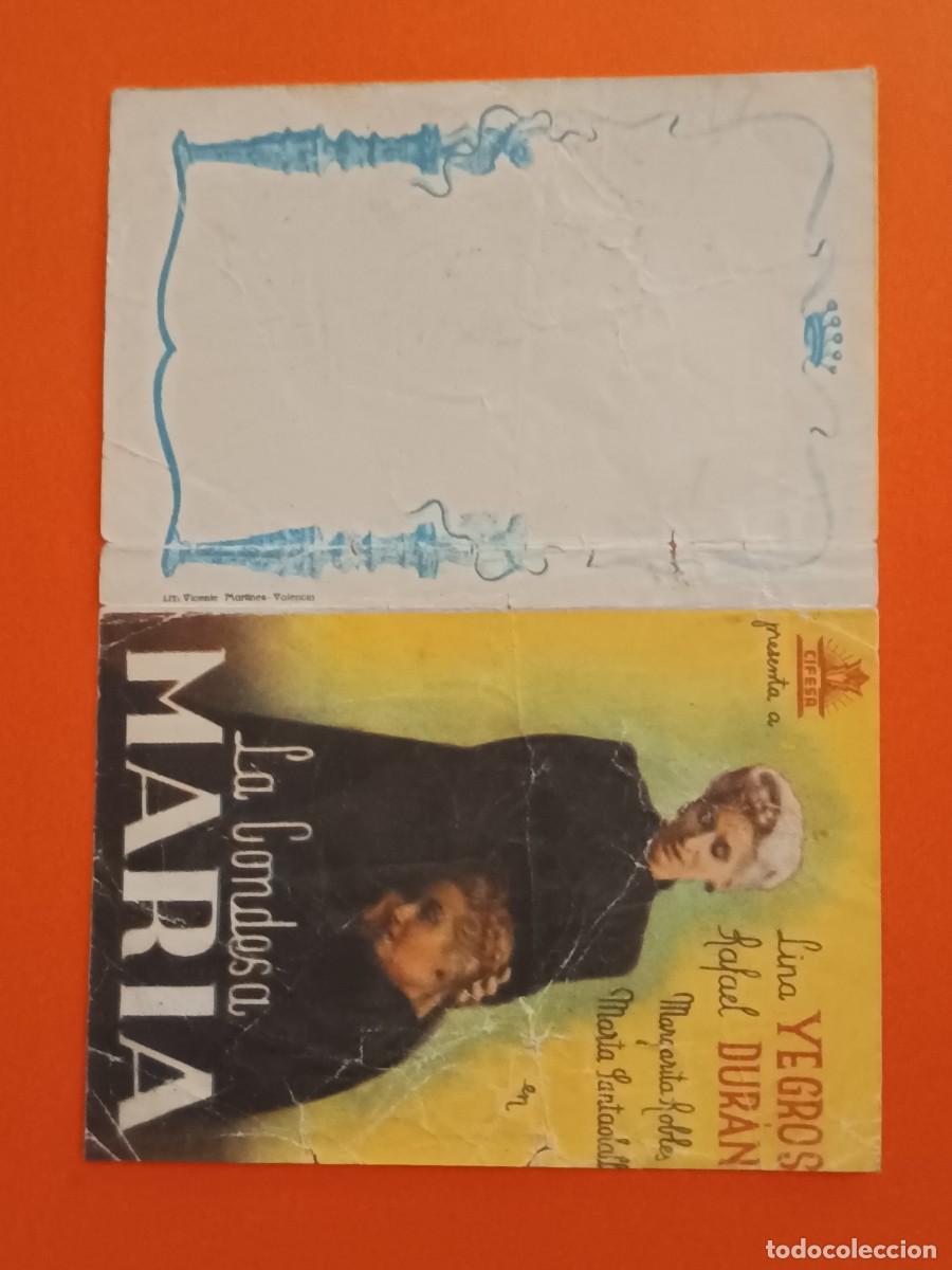 Kino: PROGRAMA DE CINE LA CONDESA MARIA LINA YEGROS
