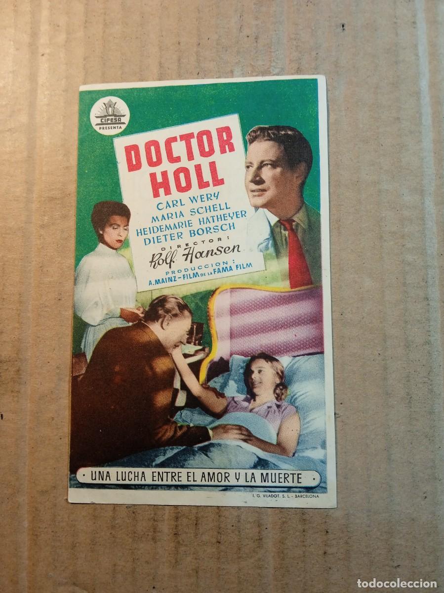 Cine: FOLLETO DE MANO CON PUBLICIDAD DOCTOR HOLL