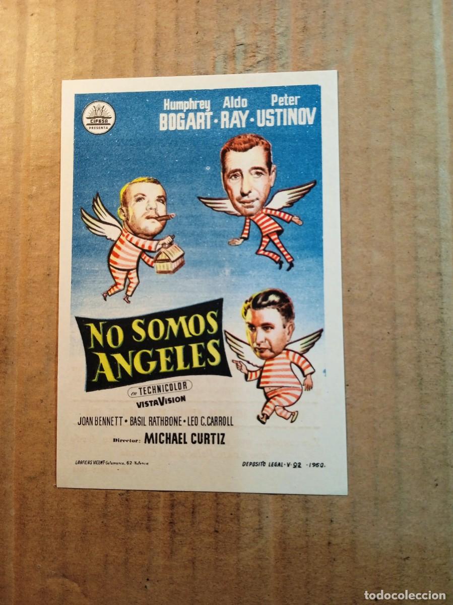  Flyers Publicitaires de films Anciens: FOLLETO DE MANO CON PUBLICIDAD NO SOMOS ANGELES