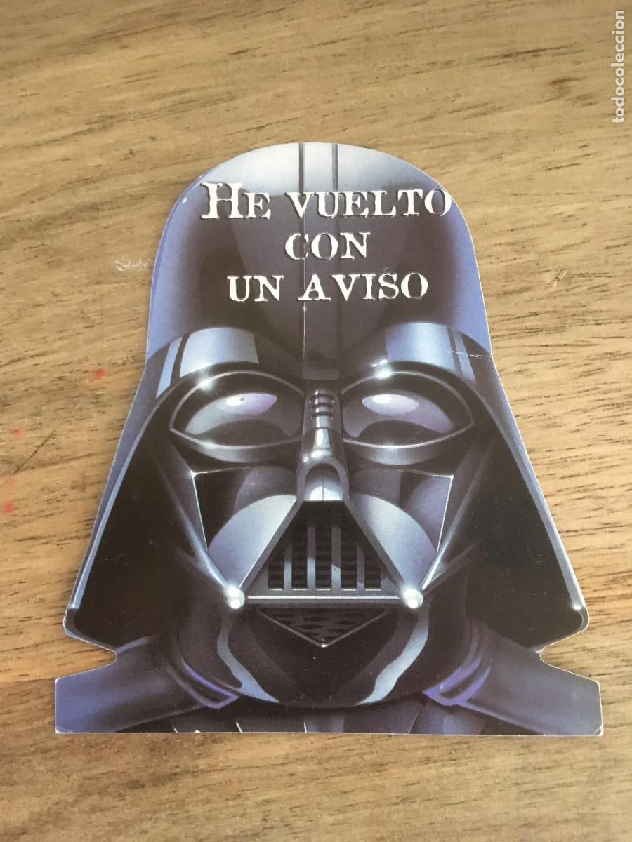 Cine: star wars guerra galaxias folleto de mano troquelado del estreno en video VHS pack trilogia 1995