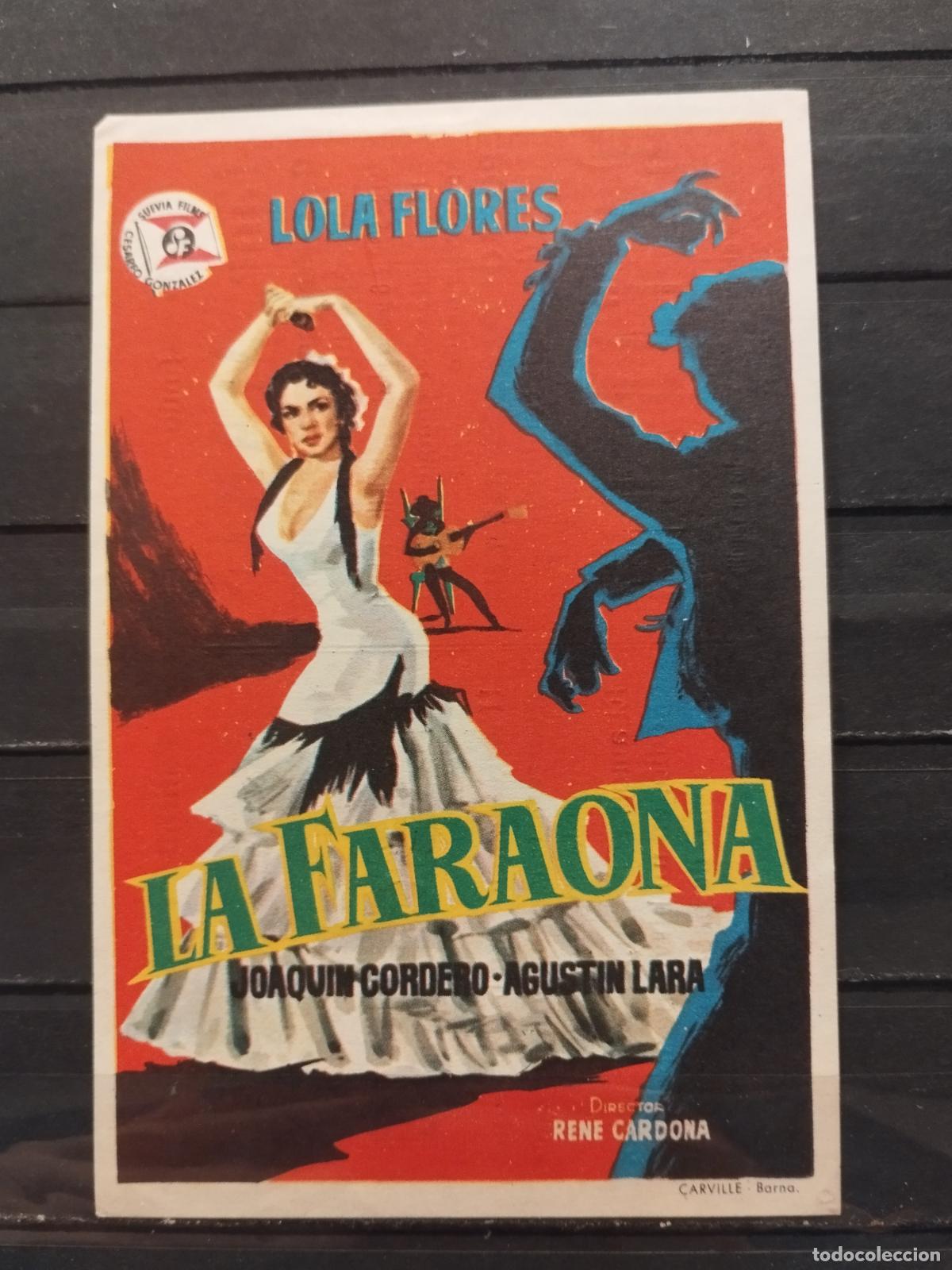 Cine: JT - PROGRAMA DE CINE. SENCILLO. LA FARAONA. CON LOLA FLORES. PERFECTO