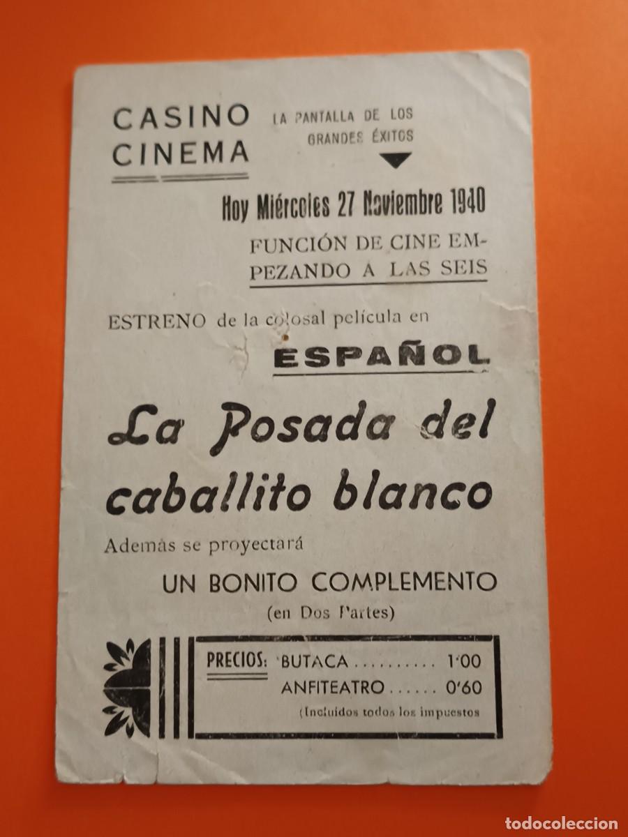 Cine: PROGRAMA DE CINE LA POSADA DEL CABALLITO BLANCO - Foto 2