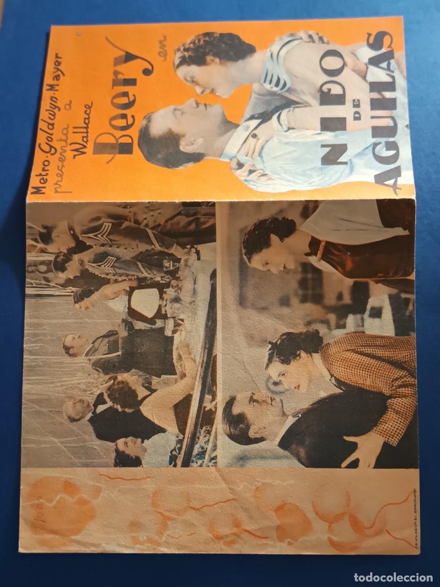 Cine: PROGRAMA DE CINE NIDO DE AGUILAS WALLACE BEERY