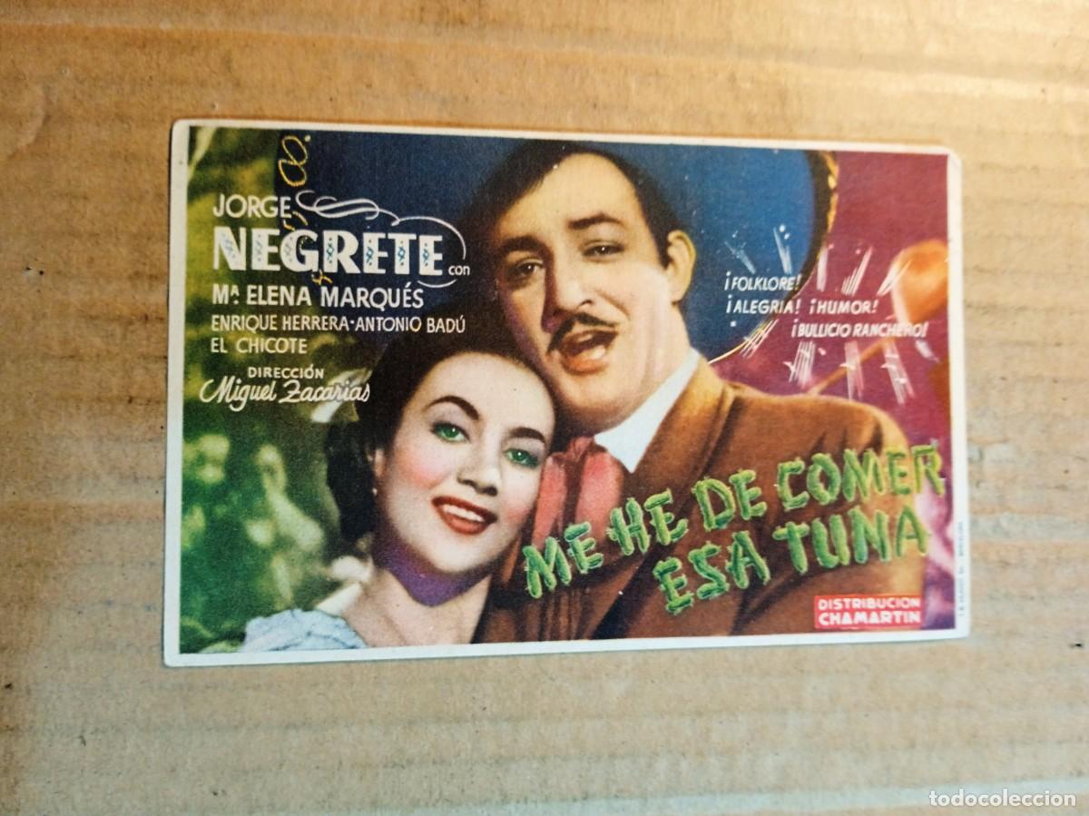 Cine: FOLLETO DE MANO CON PUBLICIDAD ME HE DE COMER ESA TUNA