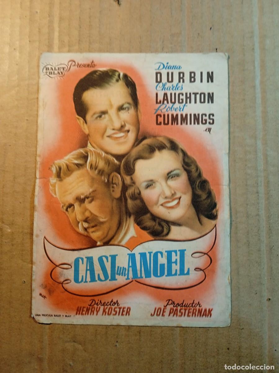  Flyers Publicitaires de films Anciens: FOLLETO DE MANO CON PUBLICIDAD CASI UN ANGEL