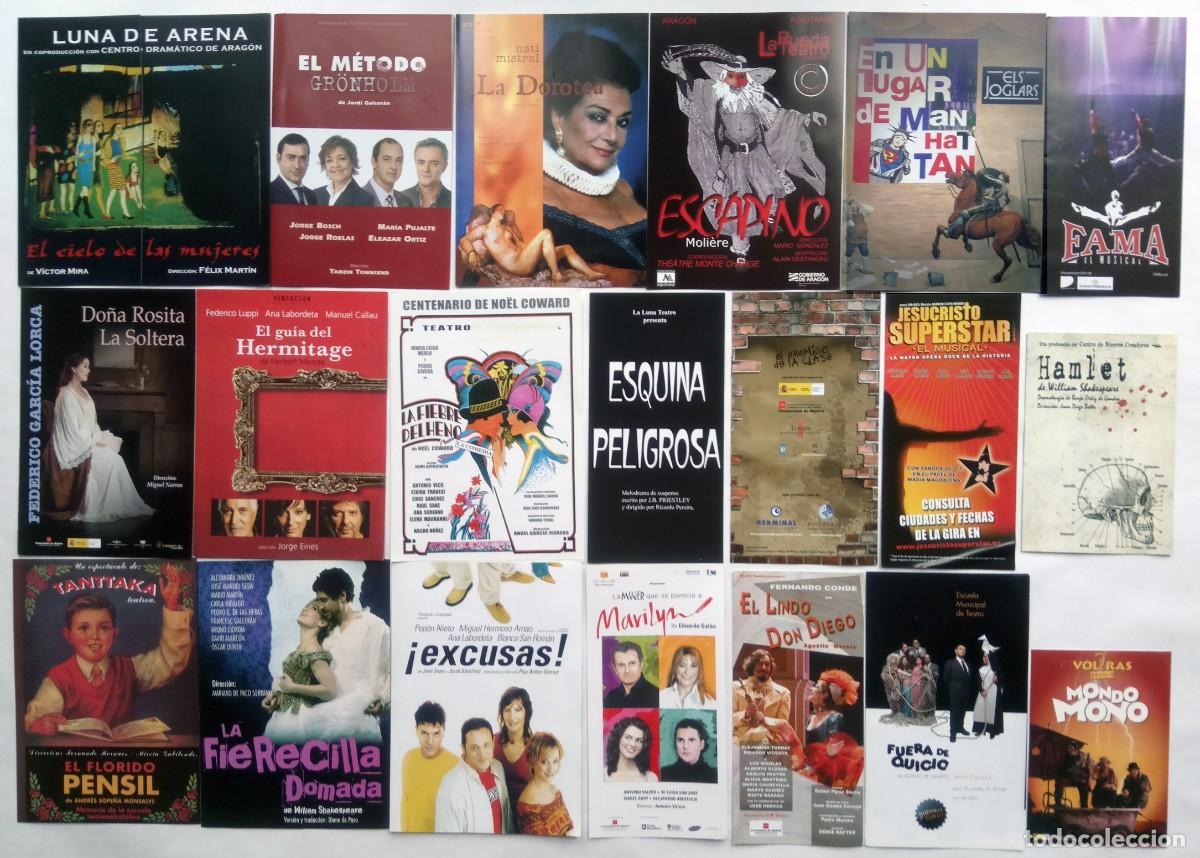 Cine: 50 PROGRAMAS DE TEATRO.