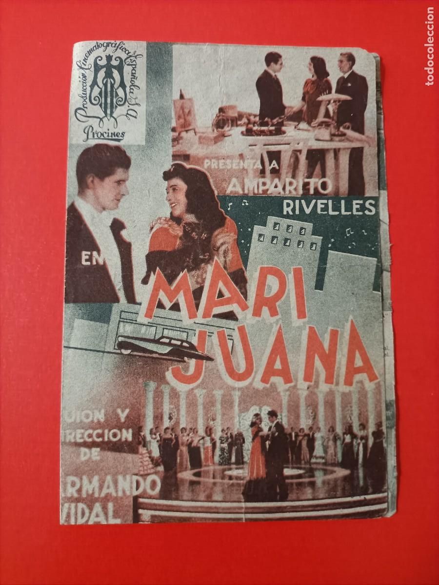 Cine: MARI JUANA. AMPARITO RIVELLES. C/P. CINE VICTORIA, M&Aacute;LAGA. ES DOBLE.