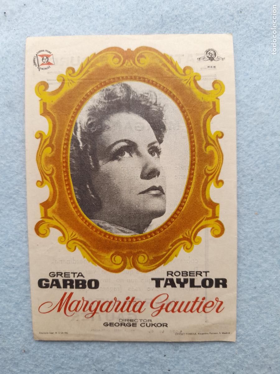 Kino: Margarita Gautier. Greta Garbo. Robert Taylor.
