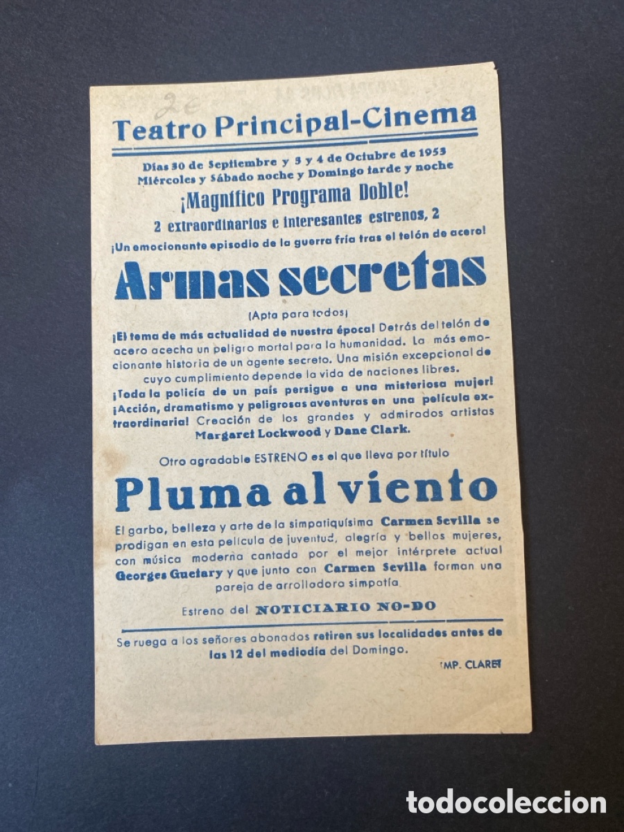 Cine: Programa de cine Armas secretas - Foto 2