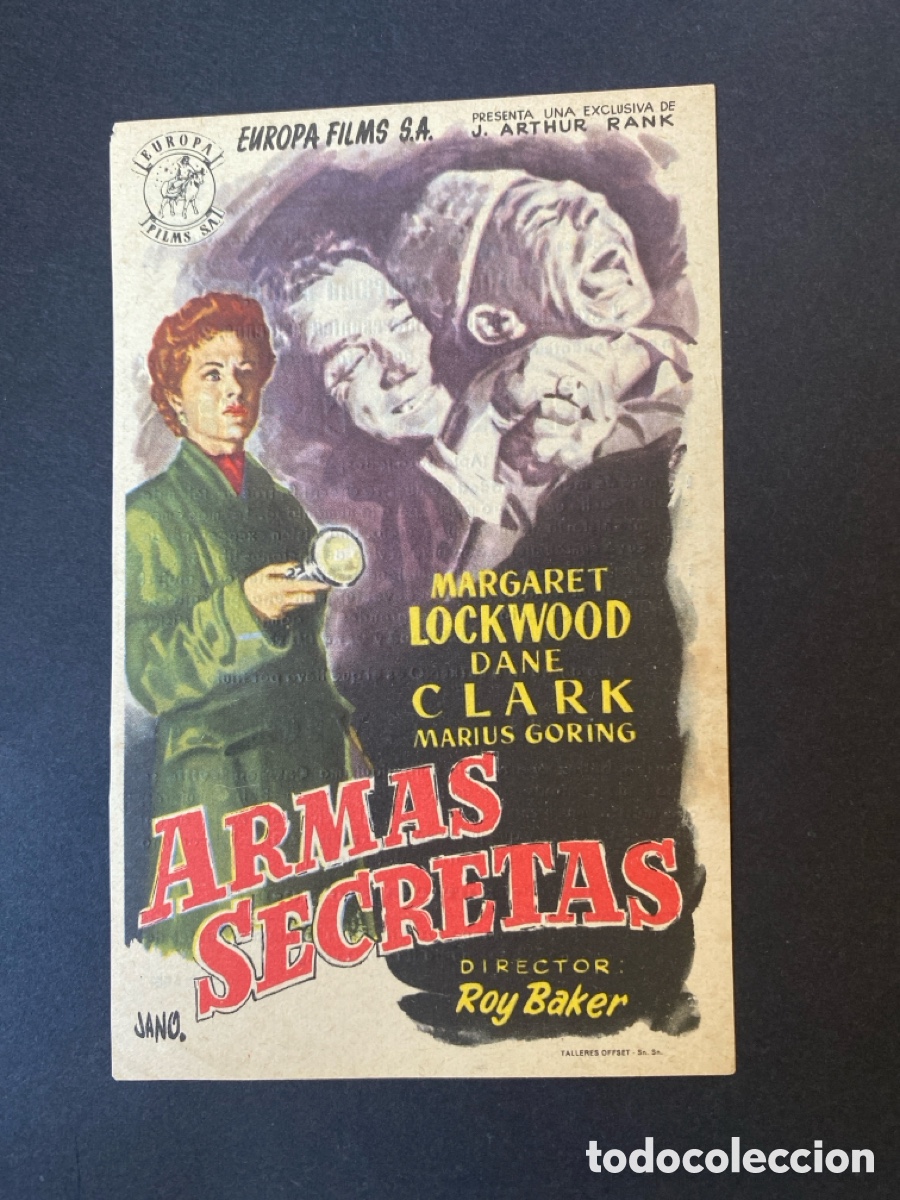 Cine: Programa de cine Armas secretas