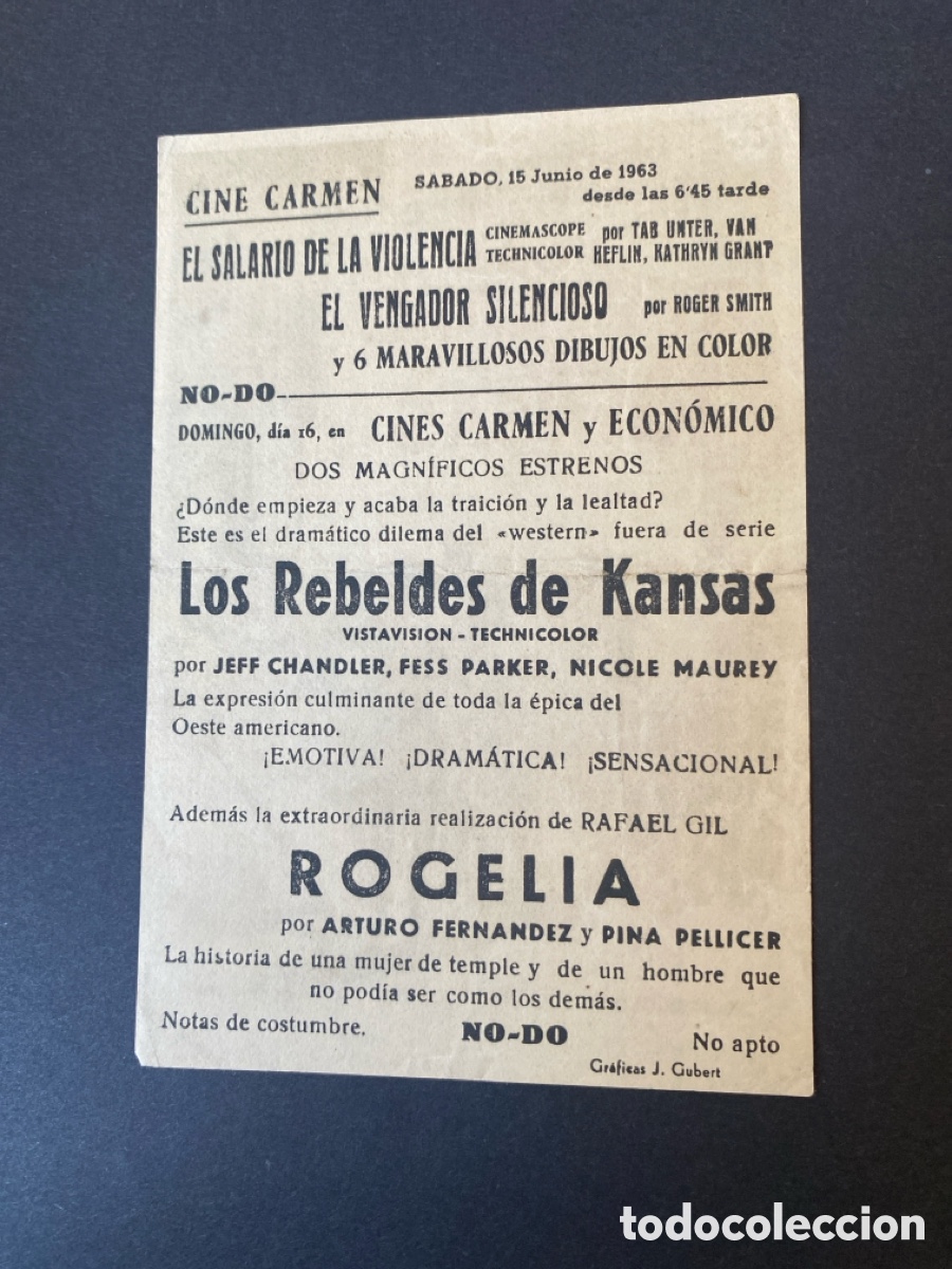 Cine: Programa de cine Los rebeldes de kansas - Foto 2