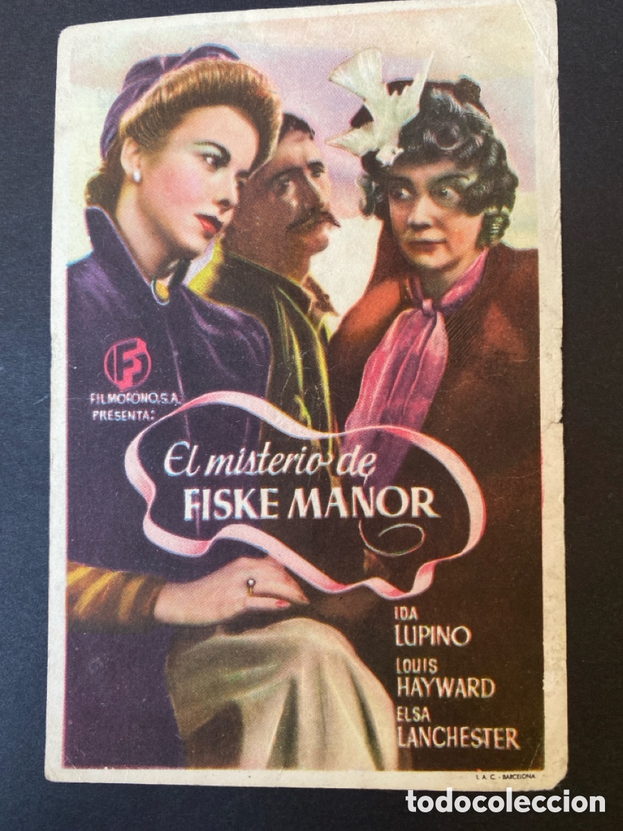 Cine: Programa de cine El misterio de Fiske manto