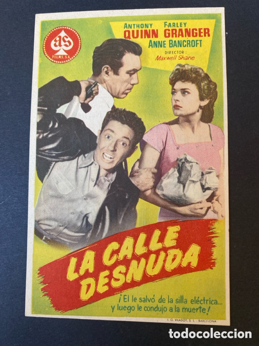 Cine: Programa de cine La calle desnuda