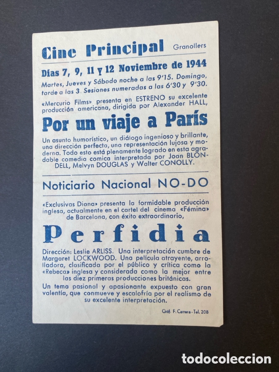 Cine: Programa de cine Por un viaje a Par&iacute;s - Foto 2