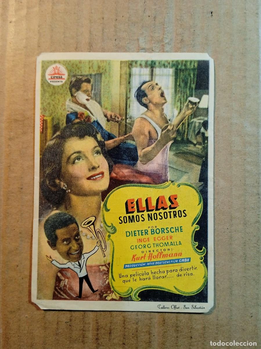  Flyers Publicitaires de films Anciens: FOLLETO DE MANO CON PUBLICIDAD ELLAS SOMOS NOSOTROS