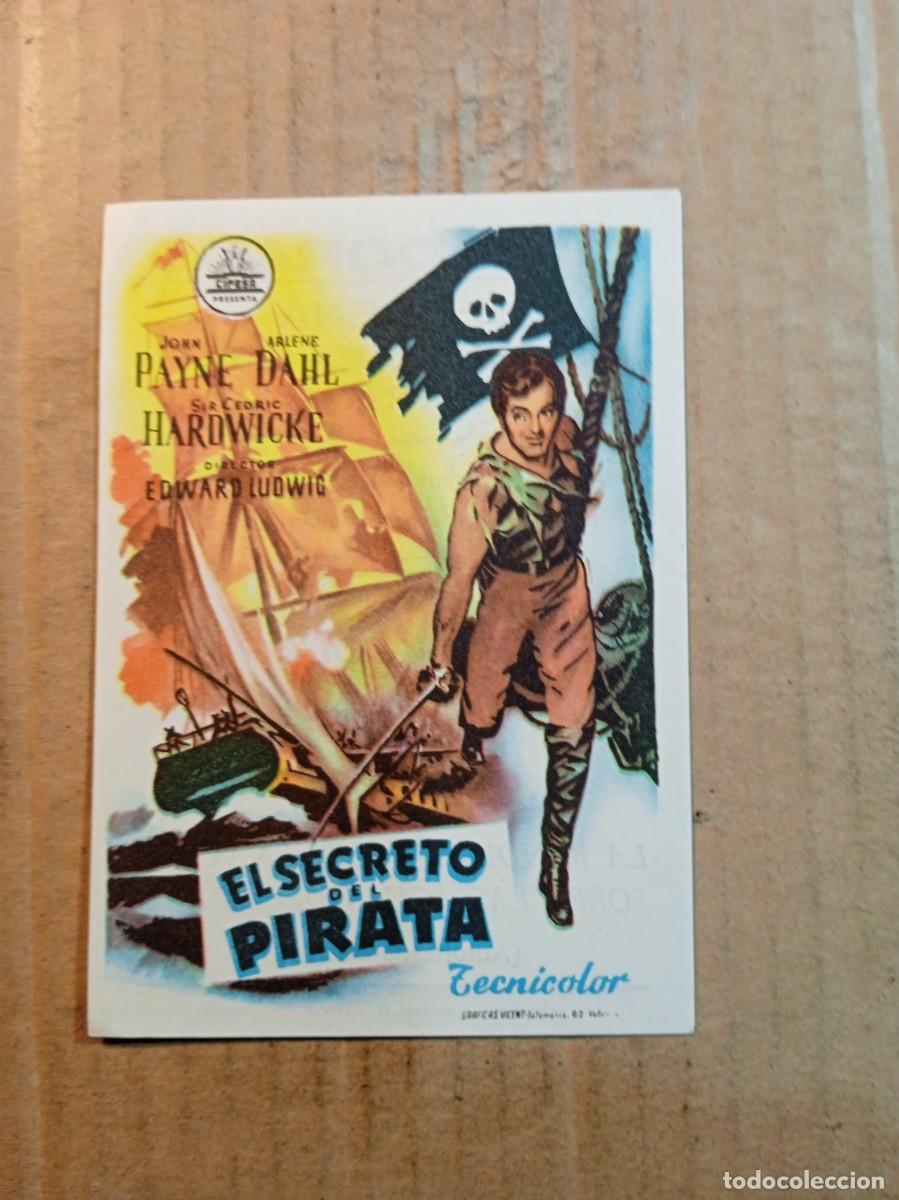 Kino: FOLLETO DE MANO CON PUBLICIDAD EL SECRETO DEL PIRATA