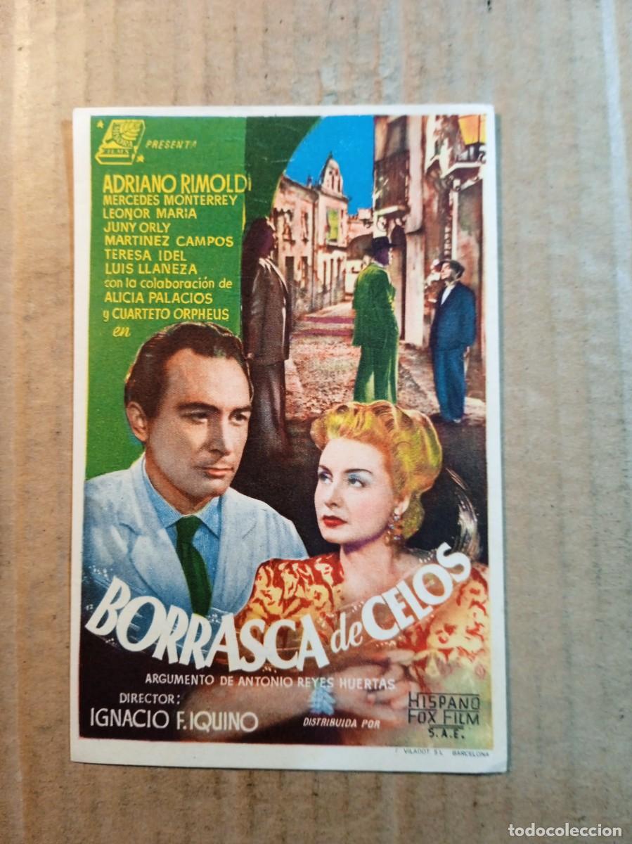 Cinema: FOLLETO DE MANO CON PUBLICIDAD BORRASCA DE CELOS