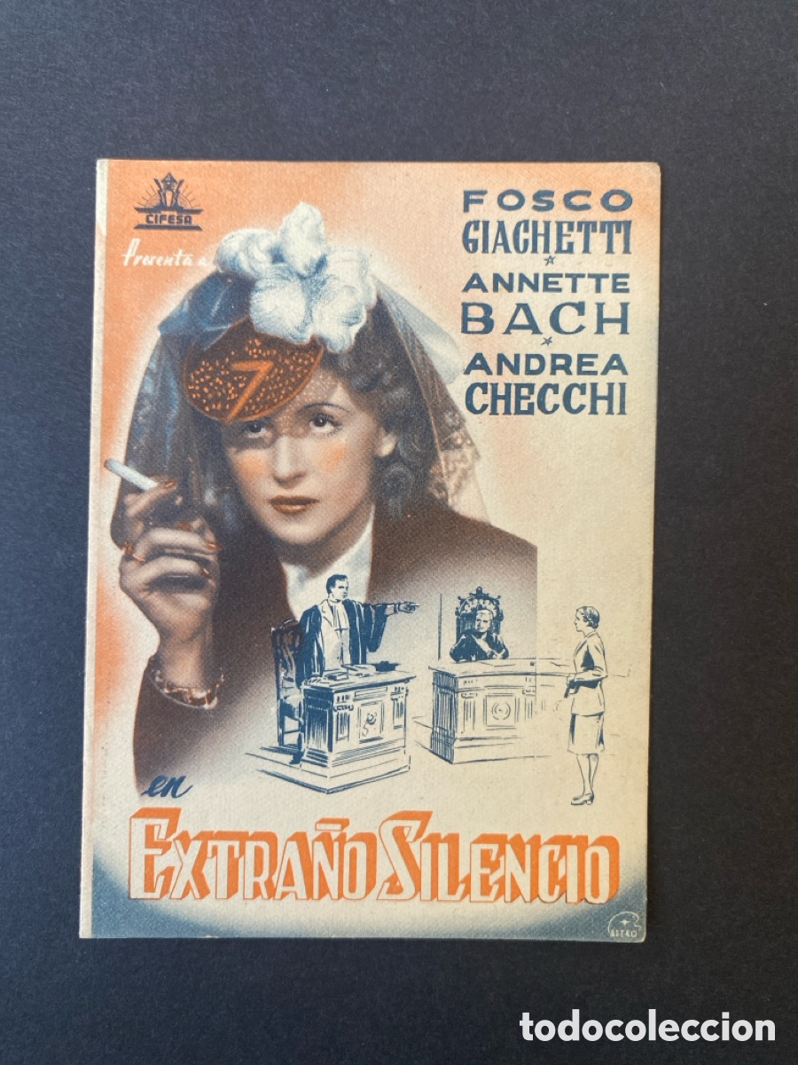 Cine: Programa de cine Extra&ntilde;o silencio