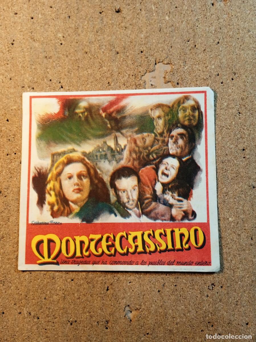 Folhetos de m&atilde;o de filmes antigos de cinema: FOLLETO DE MANO CON PUBLICIDAD MONTECASINO