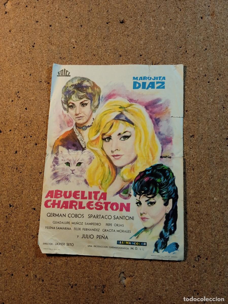 Kino: FOLLETO DE MANO CON PUBLICIDAD ABUELITA CHARLESTON