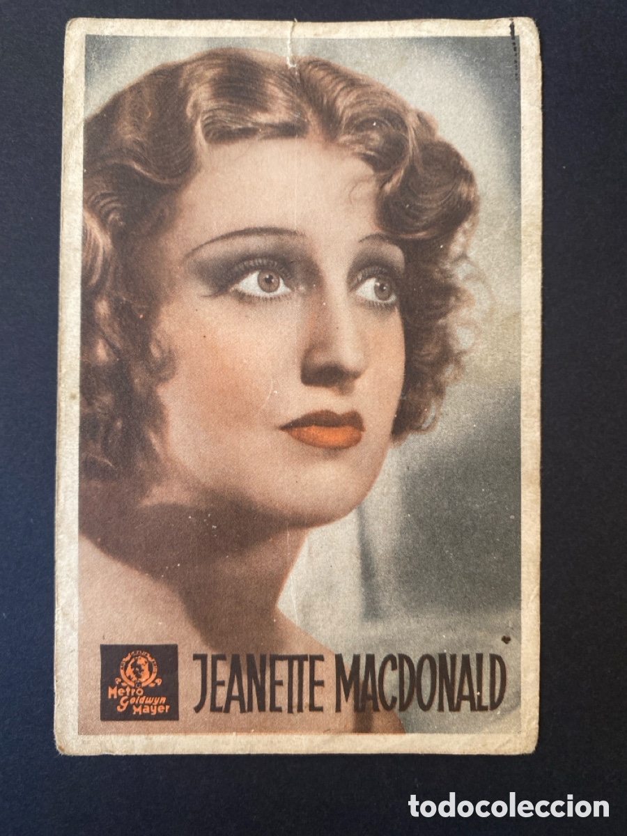 Cine: Programa de cine Jeanette Macdonald