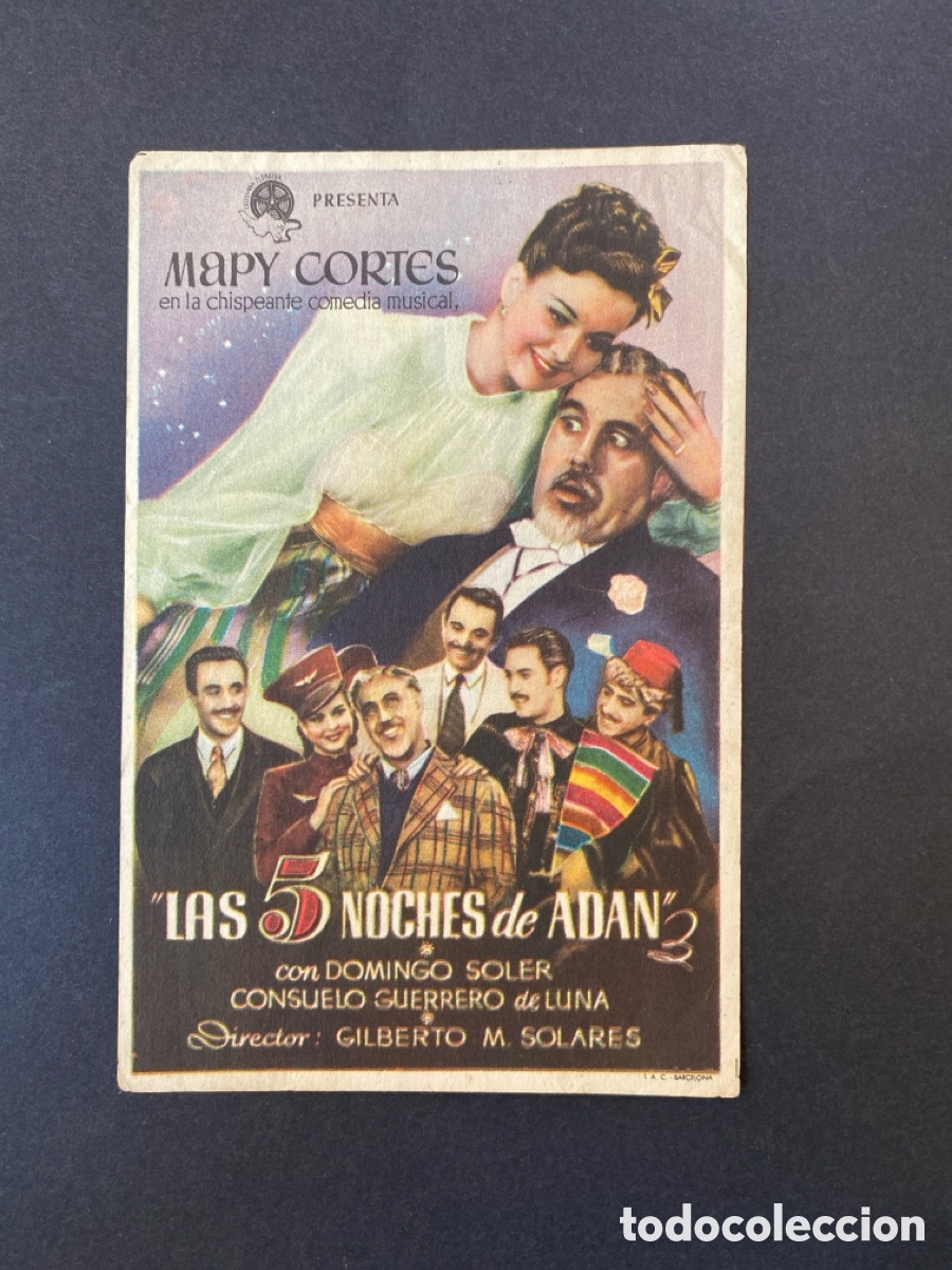 Cine: Programa de cine Las 5 noches de Ad&aacute;n