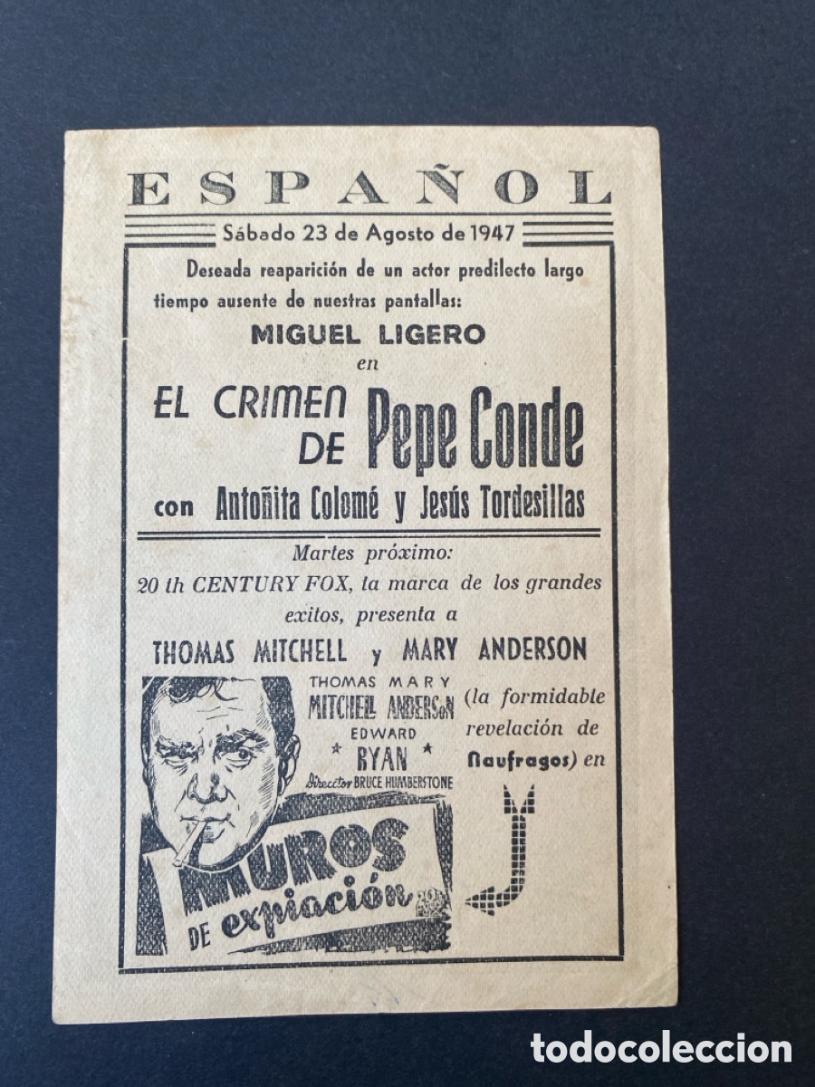 Cine: Programa de cine El crimen de Pepe Conde - Foto 2