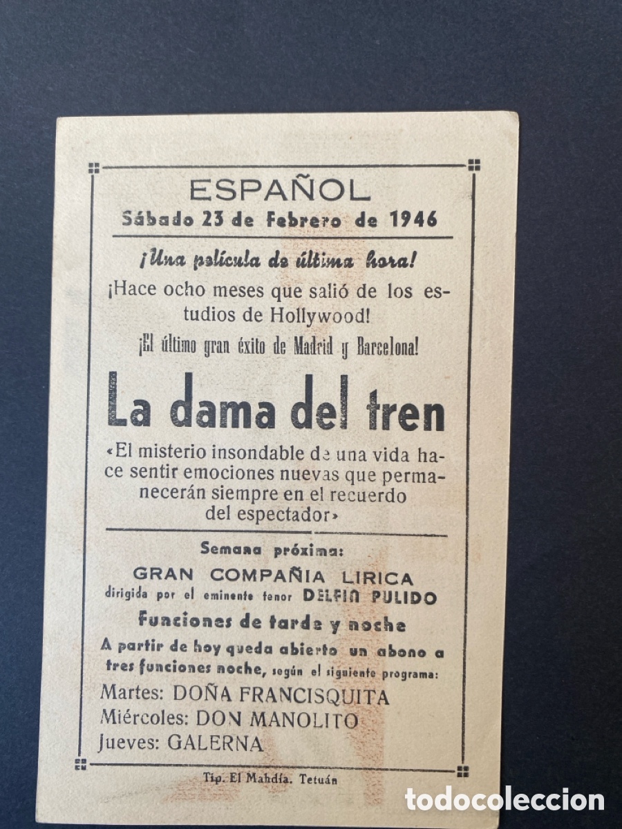 Cine: Programa de cine La dama del tren - Foto 2