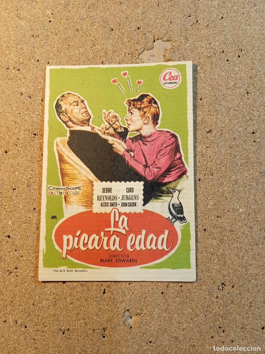  Flyers Publicitaires de films Anciens: FOLLETO DE MANO CON PUBLICIDAD LA PICARA EDAD