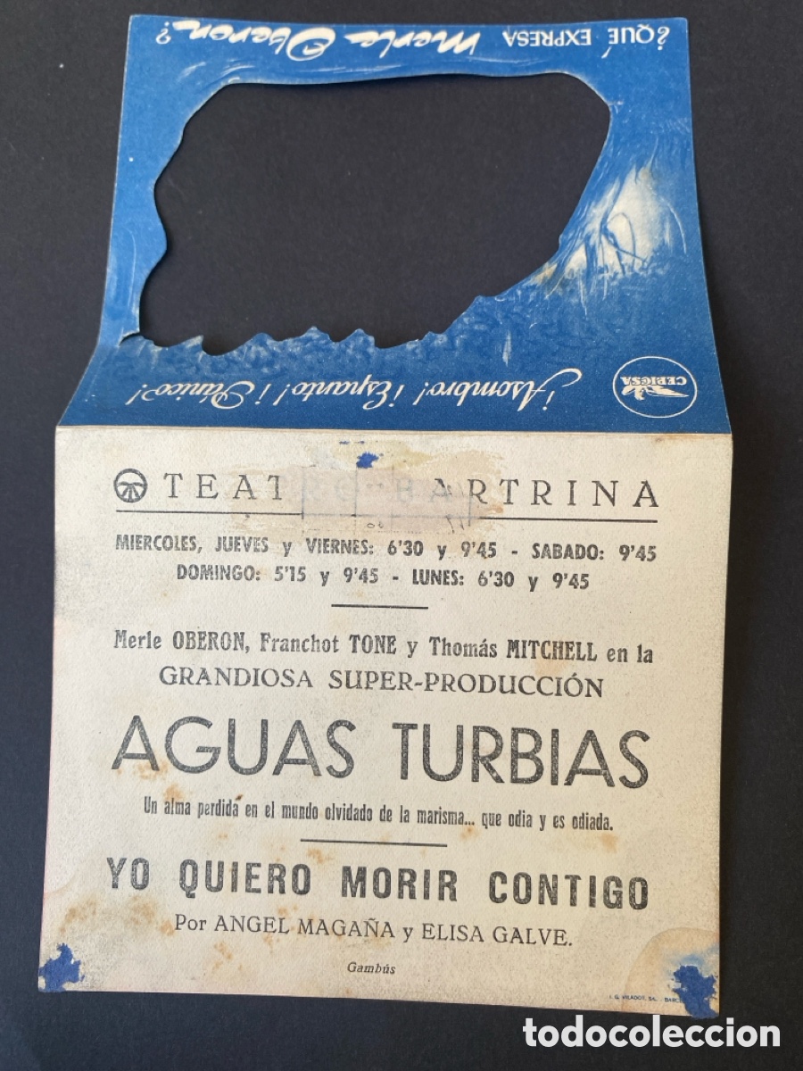 Cine: Programa de cine Aguas turbias - Foto 3