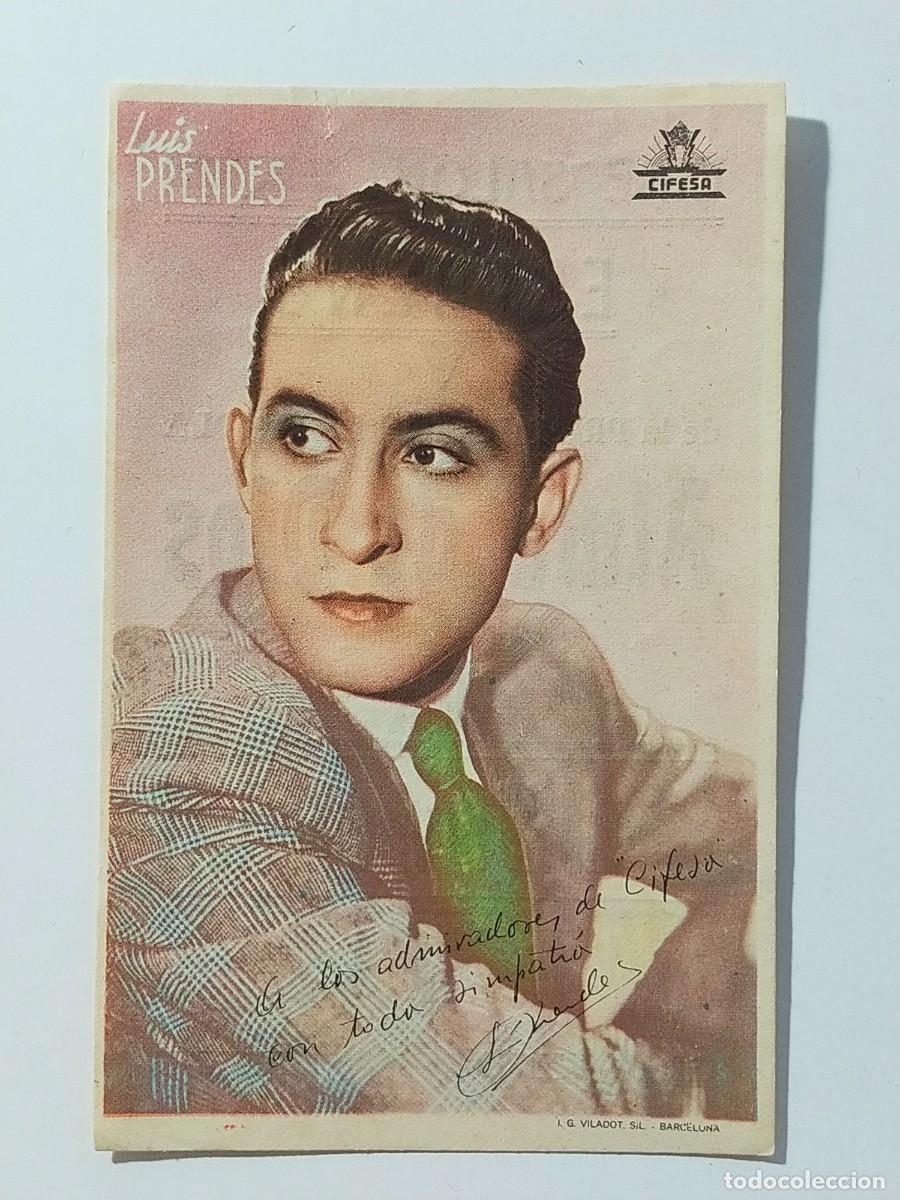 Cine: Programa Sencillo Orig: ALMA DE DIOS. Luis Prendes - Cine Sal&oacute;, San Fernando (C&aacute;diz) 1941